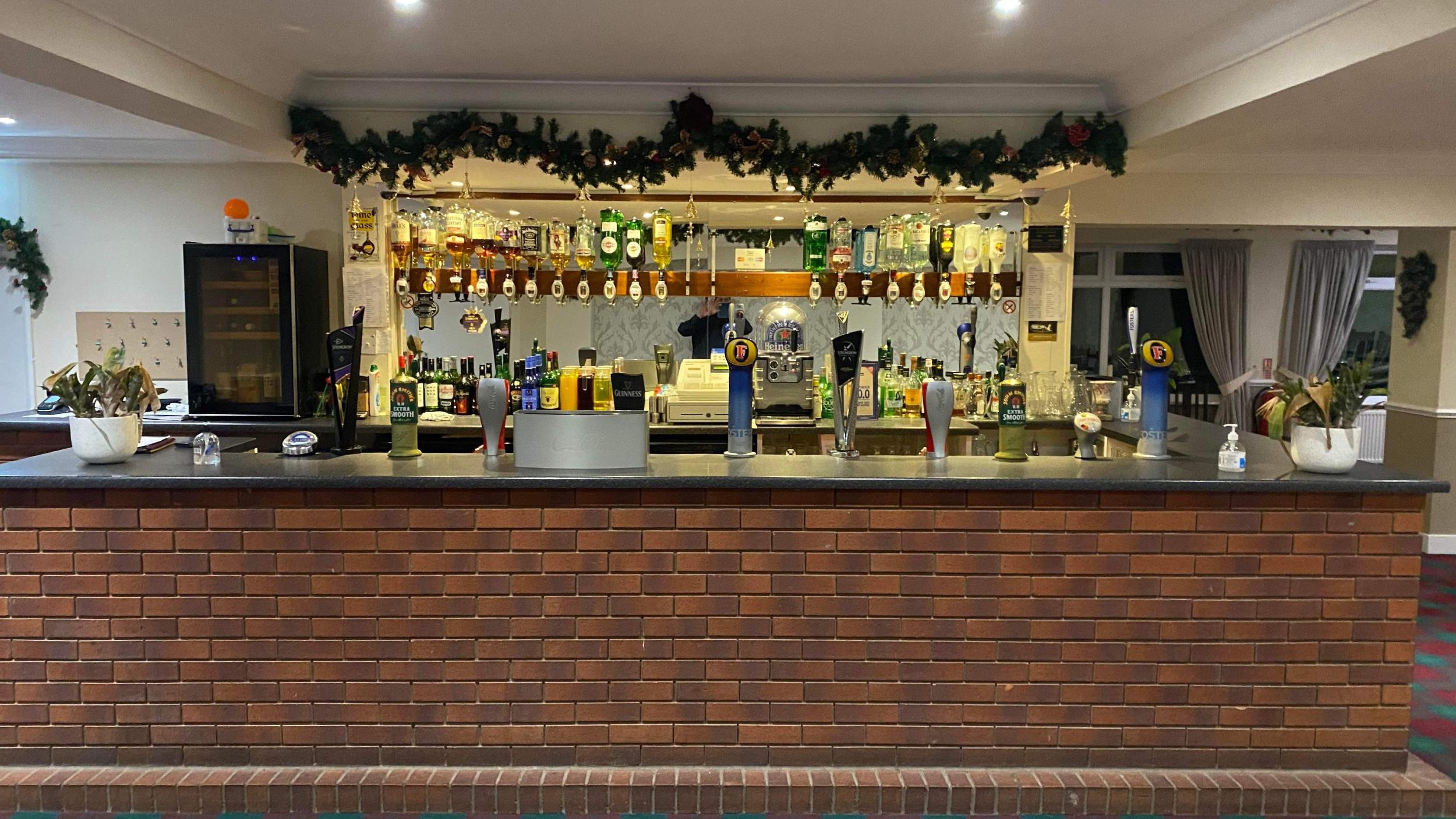 Bar at the Albaus Hotel and Restaurant Bar at the Albaus Hotel and Restaurant with a wide selection of drinks